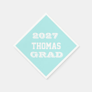 2027 Personalized Graduation Party Supplies Napkins