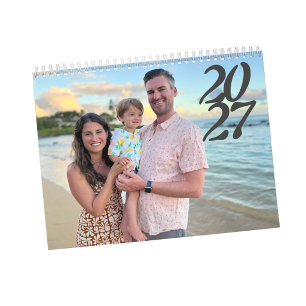 2027 Personalized Photo Calendar Family Gift Idea
