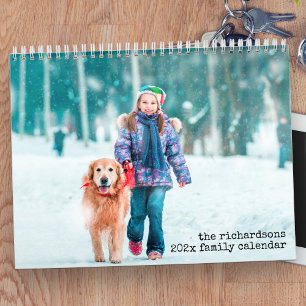 2027 Photo Calendar Custom Title and 13 Photos