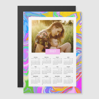 2027 photo family modern colorful trendy