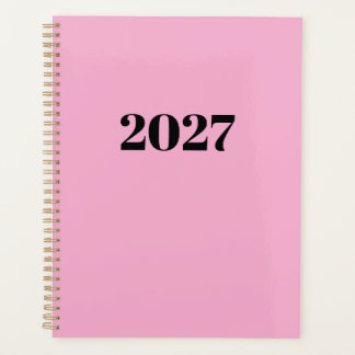 2027 Pink Color Planner