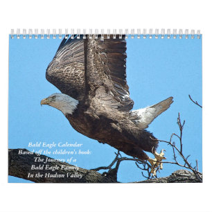 2027 Posterized Bald Eagles Wildlife Art Calendar