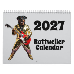 2027 Rottweiler Dog Calendar