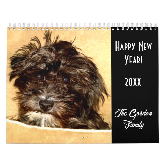2027 Schnoodle Design Your Own Calendar (Cover)