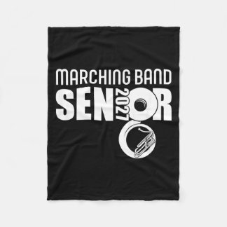 2027 Senior Tuba Player Marching Band Sousaphone Fleece Blanket