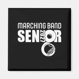 2027 Senior Tuba Player Marching Band Sousaphone Magnet