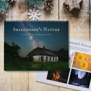 2027 Shakespeare Quotes Nature Photography Calendar