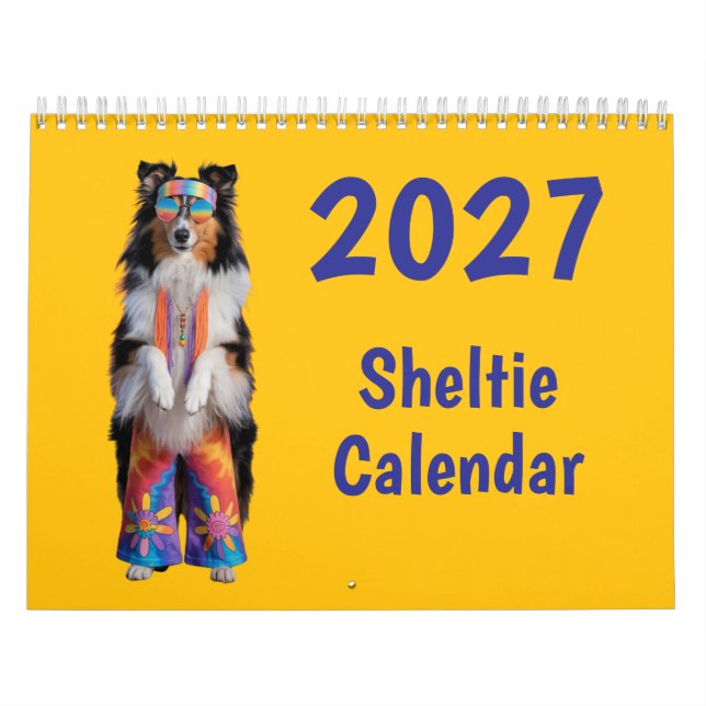 2027 Sheltie Dog Calendar (Cover)