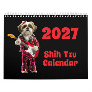 2027 Shih Tzu Dog Calendar