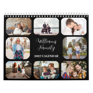 2027 Simple Modern Custom 21 Photos Family Calendar