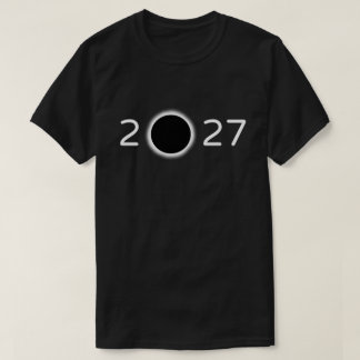 2027 Total Solar Eclipse Digits T-Shirt