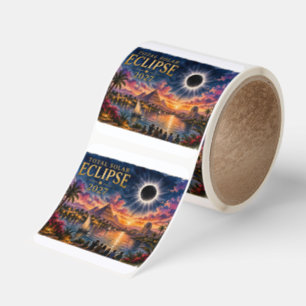2027 Total Solar Eclipse Egypt Square Sticker