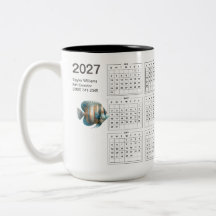 2027 Tropical Fish Business Corporate Desk Decor