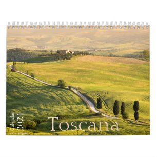 2027 Tuscany landscape photography calendar