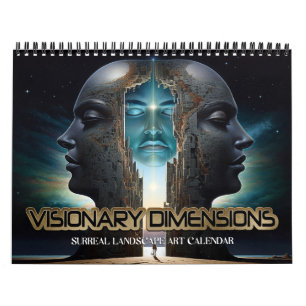 2027 Visionary Dimensions 6 Surreal Landscapes Calendar