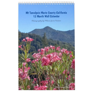 2027 Wall Calendar Mt Tamalpais Marin California
