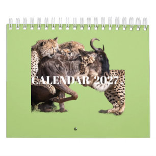 2027 Wild Animal Photography Calendar