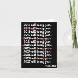 2027 Will Be My Year Procrastination New Year Reso Card