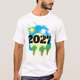 2027 Wonderful, vibrant colors NEW YEAR T-Shirt