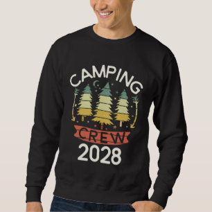 2028 Camping Crew Family Camping Trip Matching New Sweatshirt