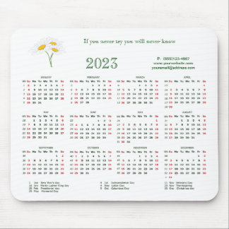 202 If you never try you will never know Mouse Pad