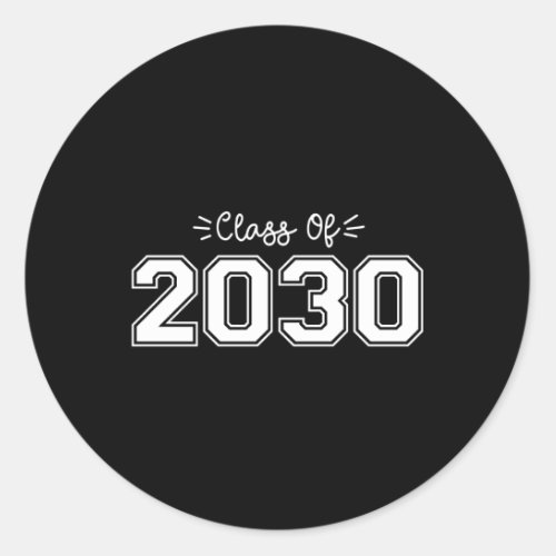 2030 seniors Class of 2030 Graduation Classic Round Sticker