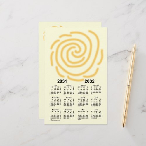 2031_2032 Sunny Days School Year Calendar by Janz Stationery