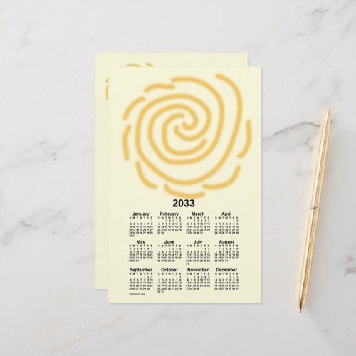 2033 Sunny Days Calendar by Janz Stationery