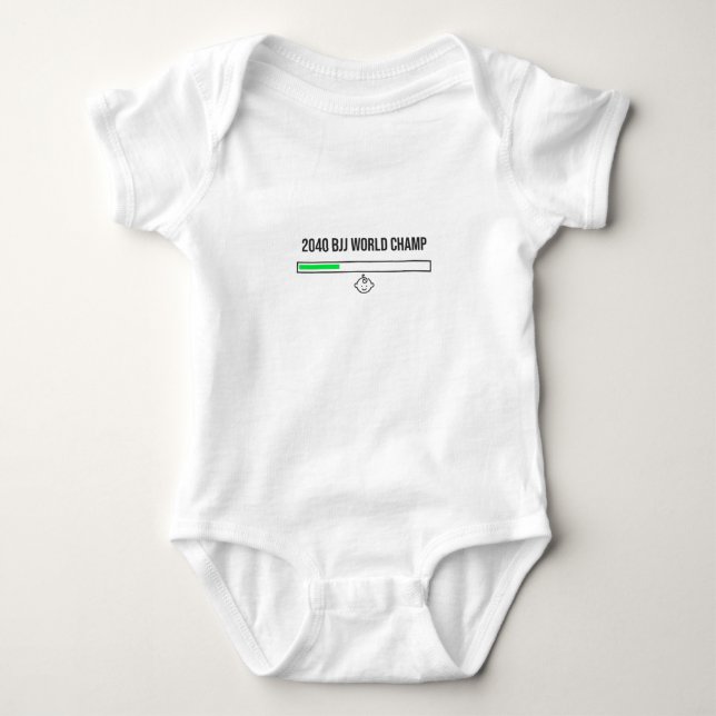 2040 BJJ World Champ Baby Bodysuit (Front)