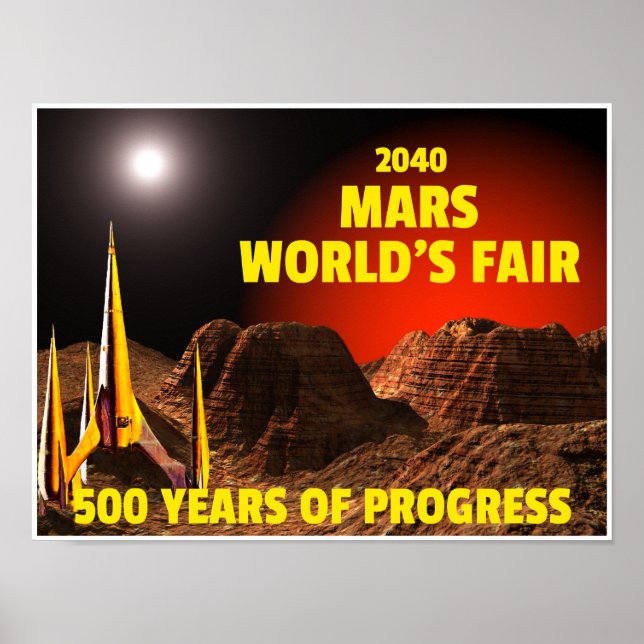 2040 Mar's World's Fair Poster (Front)