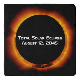 2045 Total Solar Eclipse Trivet