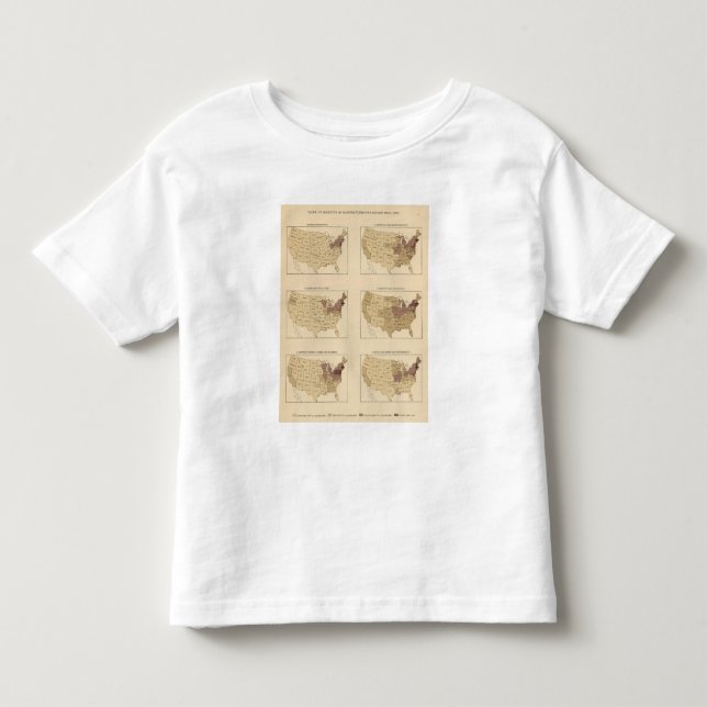 206 Manufactures/sq mile Toddler T-shirt (Front)