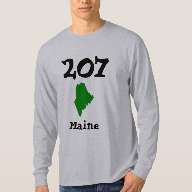 207, Area Code of Maine T-Shirt (Front)
