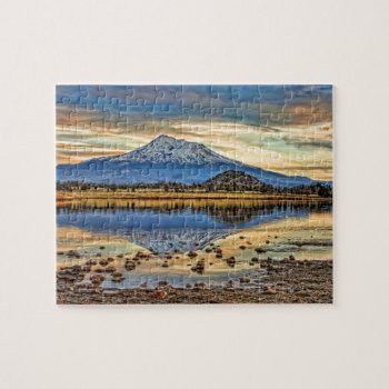 207 Mount Shasta Reflected Jigsaw Puzzle by CNelson01 at Zazzle