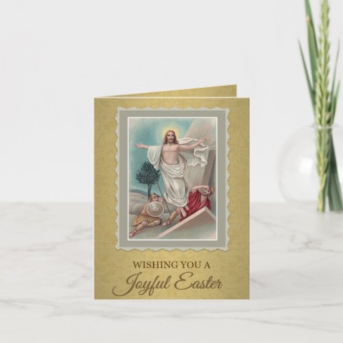 208 Happy Joyful Easter Sunday Greeting Card