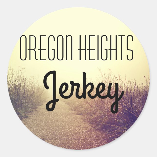 20 - 1.5"  Business Stickers Sunrise Pathway Walkw (Front)