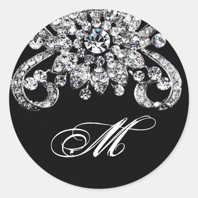 20 - 1.5  Envelope Seal Diamond Jewelry Necklace (Front)