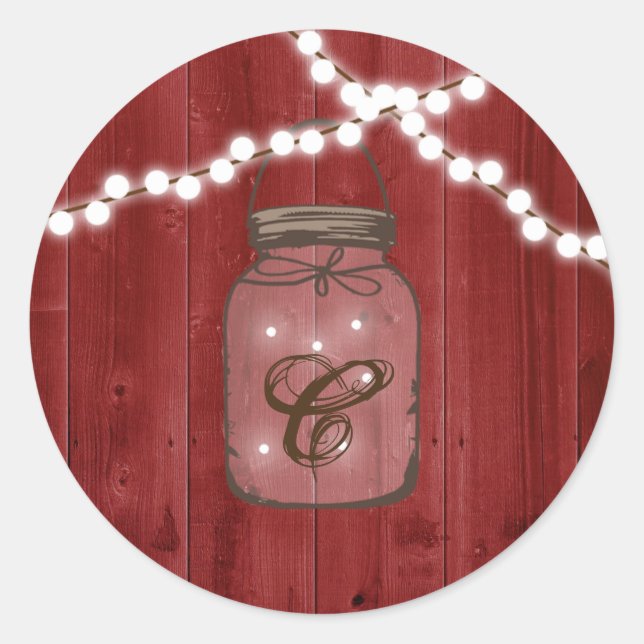 20 - 1.5  Envelope Seal Mason Jar String Lights (Front)