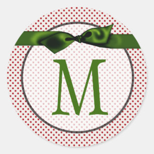 20 - 1.5 Envelope Seal Monogram Christmas XMAS