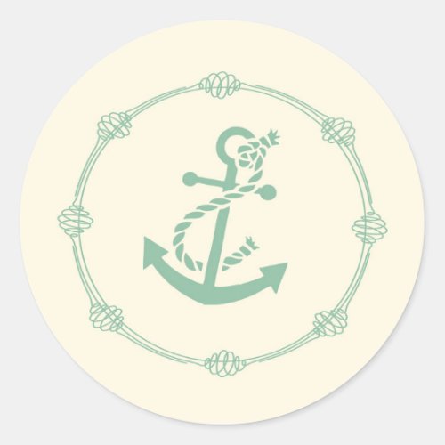 20 _ 15  Envelope Seal Nautical Knot Anchor Tiff