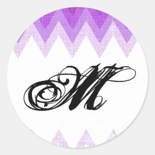 20 - 1.5  Envelope Seal Ombre Purple Chevron