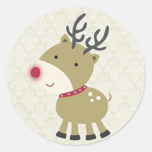 20 _ 15 Envelope Seal Reindeer