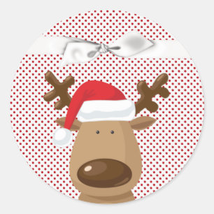20 - 1.5 Envelope Seal Reindeer Christmas XMAS Po