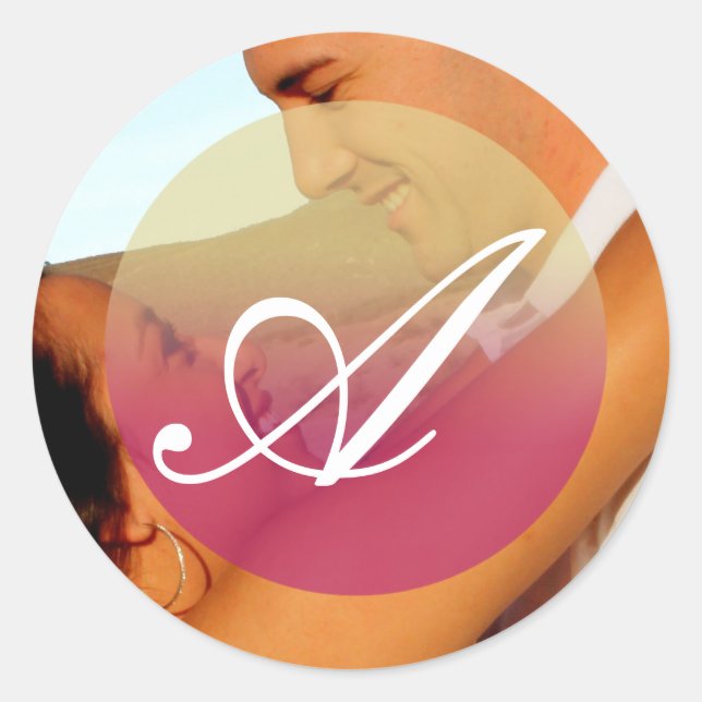 20 - 1.5  Envelope Seal Sunset Fade Pink Tan Photo (Front)