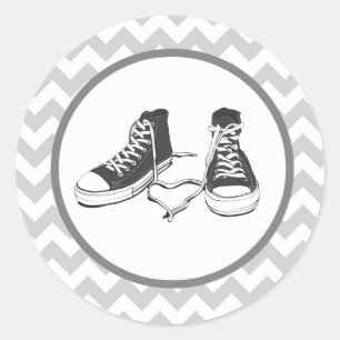 20 - 1.5 Envelope Seal Teenage Sneakers Chevron