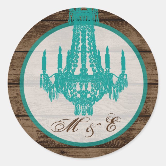 20 - 1.5  Envelope Seal Western Rustic Chandelier (Front)