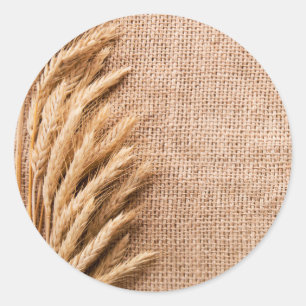 20 - 1.5 Envelope Seal Wheat on Burlap Sack Count
