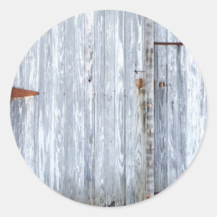 20 - 1.5 Envelope Seal White Wash Wood Barn Door