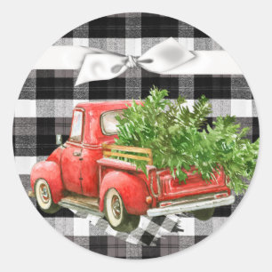20 - 1.5 Envelope Seal XMAS Truck Christmas Buffa