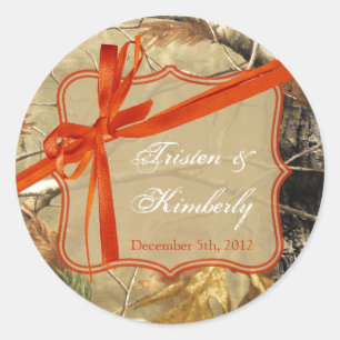 20 - 1.5"  Favor Stickers Hunters Camoflouge Camo